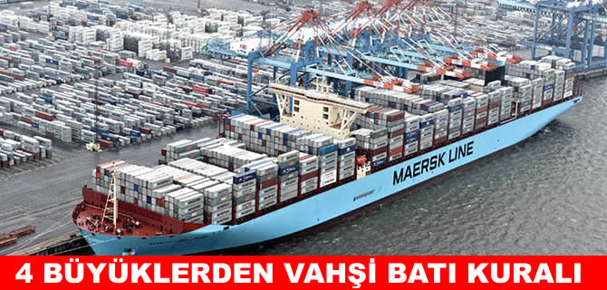 4 denizcilik devi, yükleri en yakın limana bırakıyor