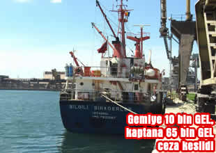 Gürcistan Türk gemisine para cezası kesti