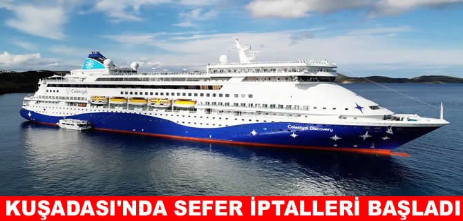 Kruvaziyer devi seferleri iptal etti