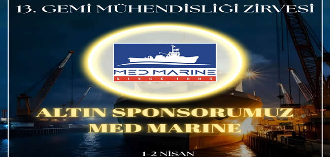 Med Marine YTÜ Gemi ve Denizcilik Kulübü'nün zirve sponsoru oldu