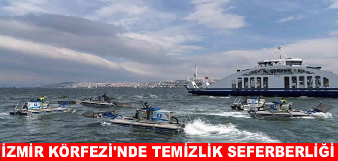 İzmir Körfezi’nde temizlik için 5 yeni amfibi araç sahada