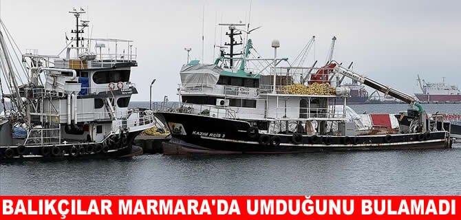 Marmara istediklerini vermedi, balıkçılar sezonu kapattı