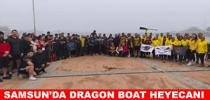 Samsun'da dragon boat heyecanı! Kazanan belli oldu