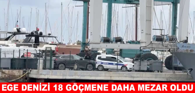 Bodrum’da göçmen botu battı: 18 kişi hayatını kaybetti