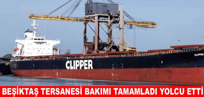 Beşiktaş Tersanesi, Clipper Mallorca’yu yolcu etti