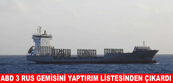 ABD, üç Rus konteyner gemisine yönelik yaptırımları kaldırdı