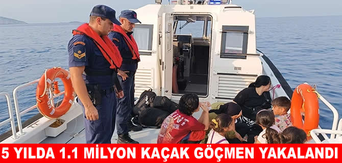 2021'den beri 1 milyondan fazla düzensiz göçmen yakalandı