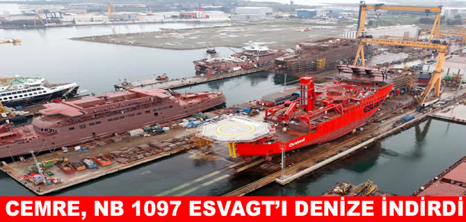Cemre Tersanesi NB1097 Esvagt’ı denizle buluşturdu