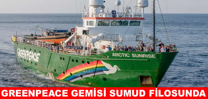 Greenpeace Arctic Sunrise gemisi Sumud Filosu'nda