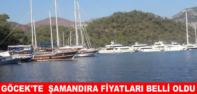 Göcek'te şamandıra dönemi başladı: Fiyatlar belli oldu