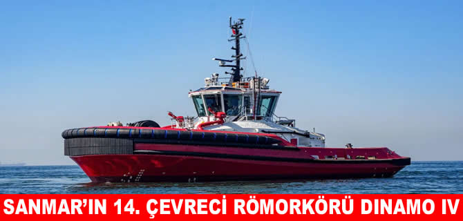 Sanmar’ın çevreci römorkörü DINAMO IV’ü deniz denemelerini tamamladı