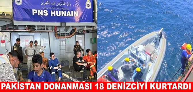 Acil durum alarmı veren gemideki denizciler kurtarıldı