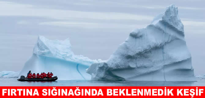 Fırtınadan kaçarken Antarktika'da haritalarda olmayan bir ada buldular!