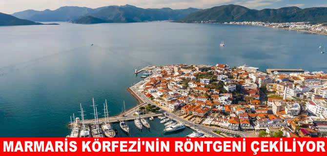 Marmaris Körfezi’nin röntgeni çekiliyor
