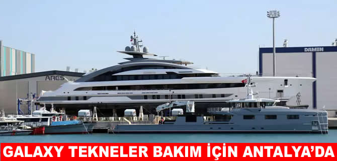 Dünyada sadece 2 tane olan trimaranlar bakım için Antalya'da