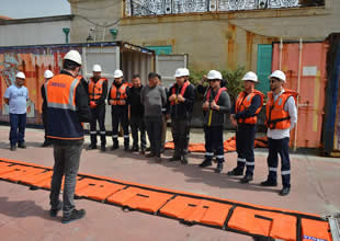 Ege Port’ta kimyasal sızıntı tatbikatı: Deniz kirliliğine anında müdahale