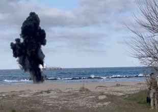 Karasu açıklarında şüpheli İHA imha edildi