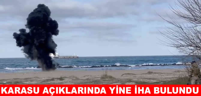 Karasu açıklarında şüpheli İHA imha edildi