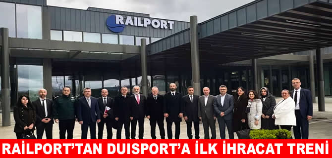 Türkiye’nin ilk intermodal terminali Railport’tan Avrupa’ya ilk sefer