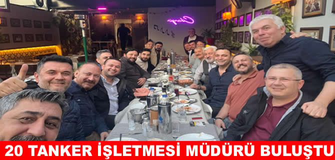 20 tanker işletmecisinin personel müdürleri bir arada