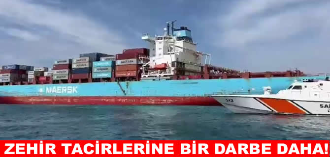 İstanbul'da Panama bayraklı gemide 106 kilo kokain ele geçirildi