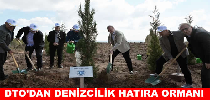 Denizciler 22 bin fidanı toprakla buluşturdu