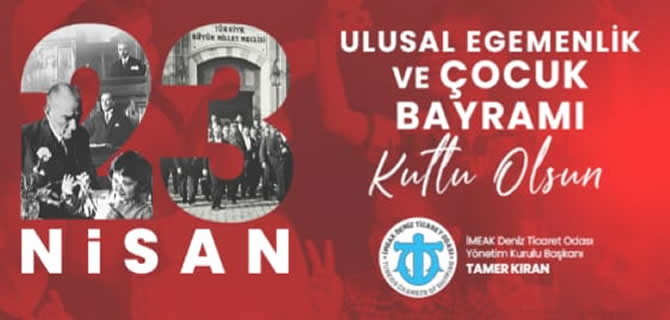 Tamer Kıran'dan 23 Nisan Ulusal Egemenlik ve Çocuk Bayramı mesajı