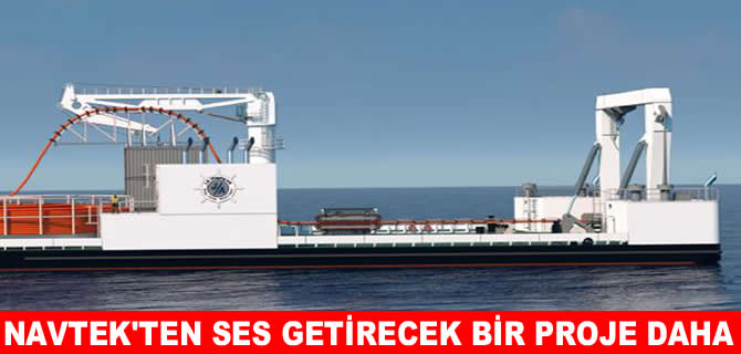 NAVTEK  GMK-1’i kablo döşeme gemisine dönüştürüyor