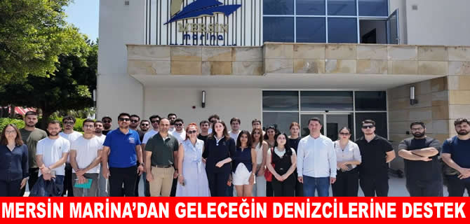 Mersin Marina’dan geleceğin denizcilerine saha dersi