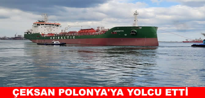 Çeksan Tersanesi, M/T AMONITH’u Polonya’ya yolcu etti