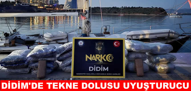 Didim’de Sahil Güvenlik’ten lüks tekneye zehir baskını!