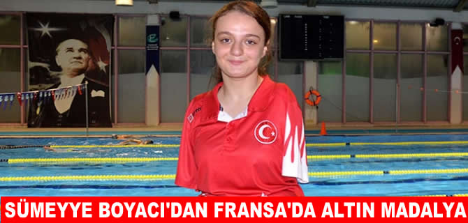 Milli yüzücü Sümeyye Boyacı Paris’te altın madalya kazandı