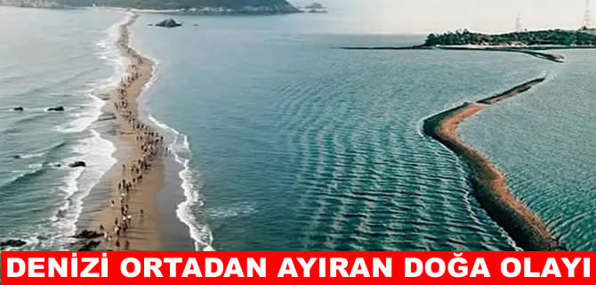 İki ada arasında 'Musa Mucizesi' olarak anılan doğa olayı