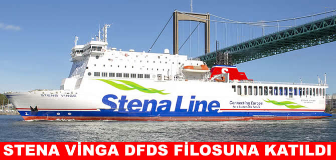 DFDS, Ro-Pax feribotu Stena Vinga'yı filosuna kattı