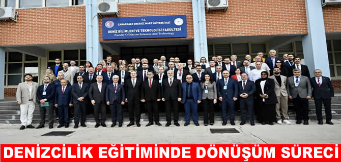 ÇOMÜ'de Denizcilik Eğitim ve Dekanlar Konseyi toplantısı yapıldı