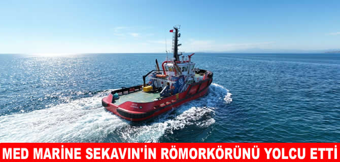 Med Marine, Sekavin’in konvansiyonel römorkörünü yolcu etti