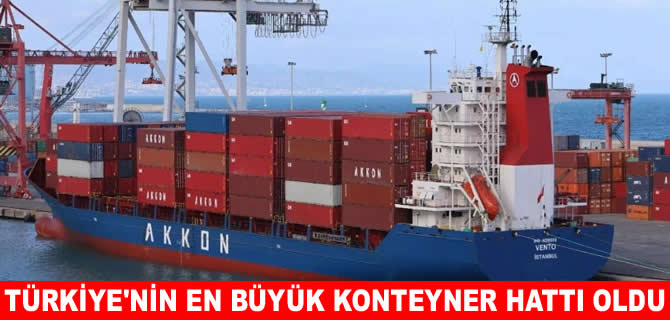 Akkon Lines Türkiye’nin en büyük konteyner hattı oldu