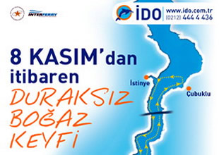 İDO ile Boğaz'da 'duraksız' turlar başlıyor