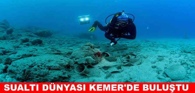 Antalya Valisi Hulusi Şahin, Kemer’in derinliklerine daldı