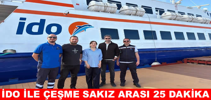 Bu sezon rota İDO ile Çeşme’den Sakız’a…