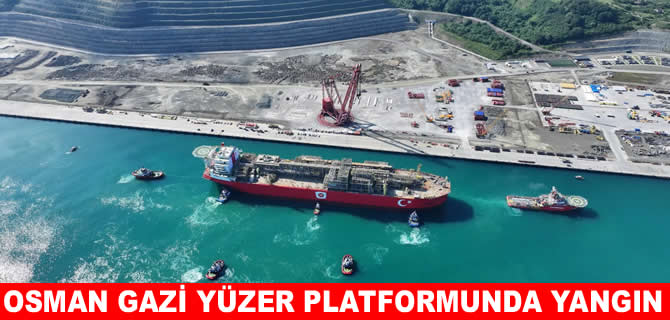 Filyos Limanı'nda yangın: 17 işçi dumandan etkilendi