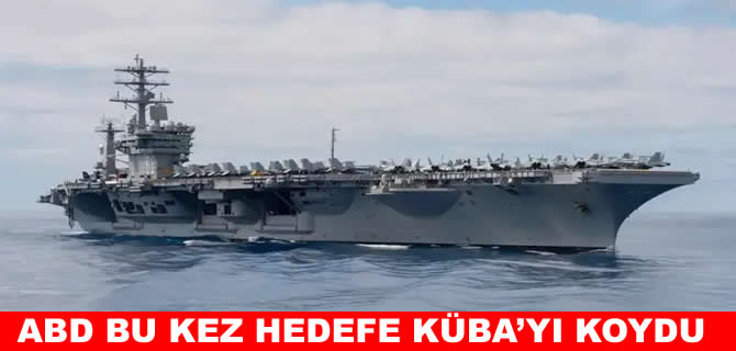 USS Nimitz uçak gemisi Karayipler'e konuşlandırıldı!
