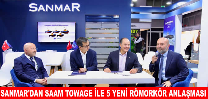 Sanmar ile SAAM Towage arasında beş yeni römorkör anlaşması
