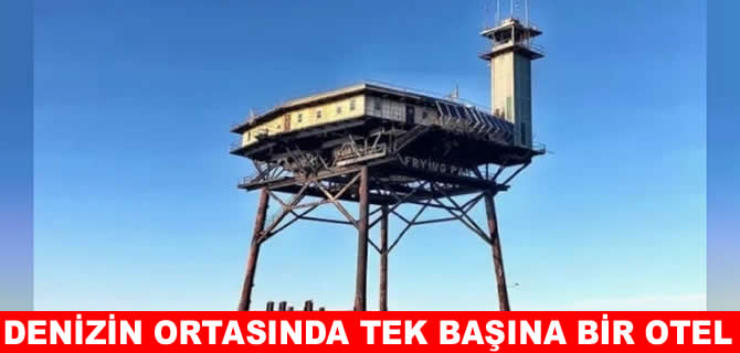 Etrafı köpekbalıklarıyla çevrili otel: Ulaşım sadece tekne ve helikopterle