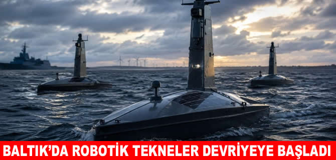 Baltık Denizi’nde artık robotik tekneler devriye atacak