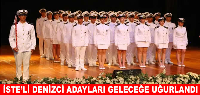 İSTE’li denizci adaylarının mezuniyet sevinci