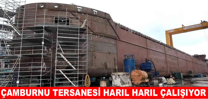 Çamburnu Tersanesi yeni gemi inşaya başladı