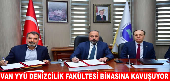 Van YYÜ denizcilik fakültesinin temeli atılıyor
