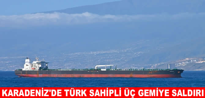 Karadeniz açıklarında üç gemiye İHA saldırısı