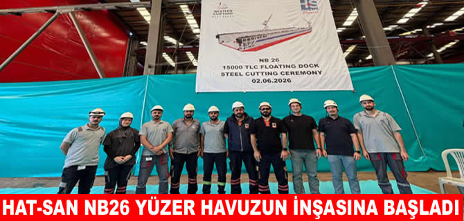Hat-San, Western Shipyard’ın yüzer havuzunun inşasına başladı
